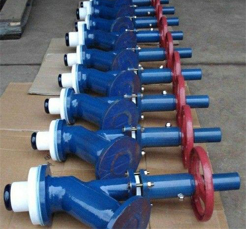 搪瓷下展式放料閥 搪瓷下展式放料閥(fá)