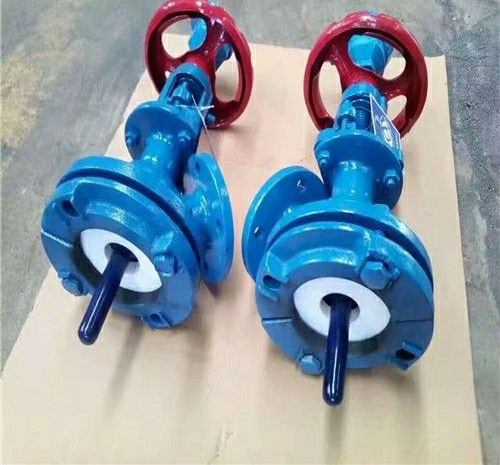 帶電子測溫搪瓷放料閥