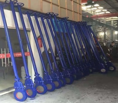 氣動加（jiā）長（zhǎng）杆（gǎn）刀（dāo）閘閥