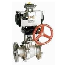 氣動帶（dài）手輪球閥