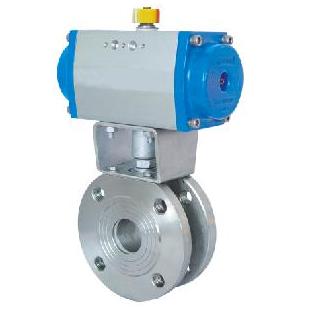 氣動（dòng）對夾球閥