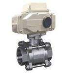 電動三片式內螺紋（wén）球閥