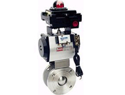 氣動對夾超薄型球閥