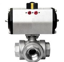 氣動三通（tōng）內螺紋球閥