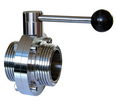 衛生級螺紋式蝶閥