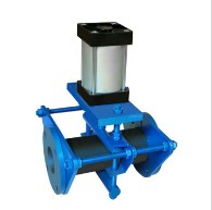 氣動奧襯管夾閥