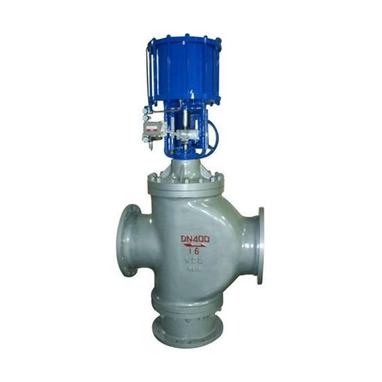 氣動（dòng）大口徑三通分流調節（jiē）閥