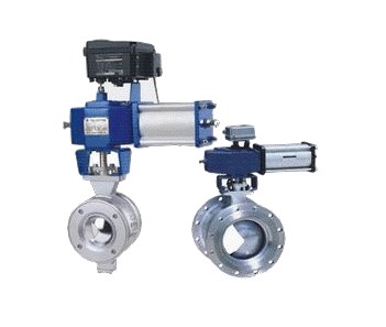 氣動V型調節球閥