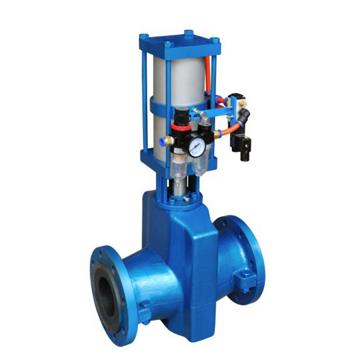 耐高溫（wēn）耐（nài）磨（mó）耐腐蝕氣動（dòng）管夾閥