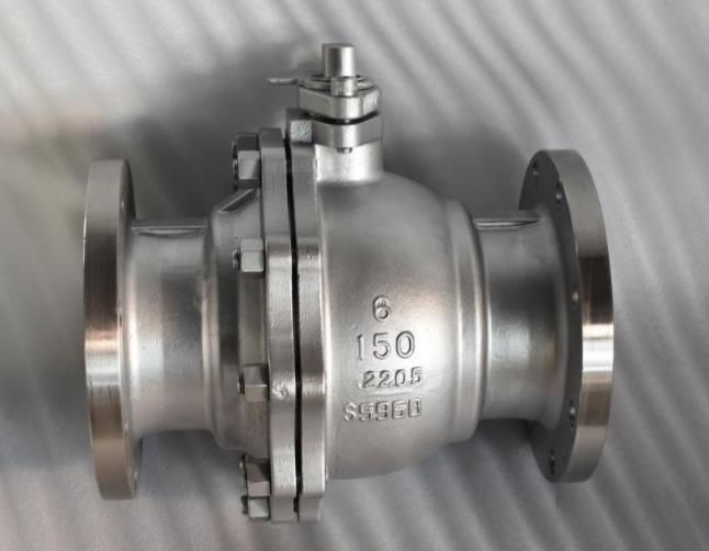 奧氏體雙相不鏽鋼法蘭球閥