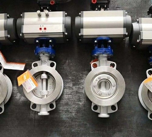 氣動不（bú）鏽鋼硬密封蝶閥