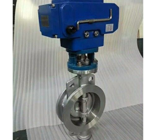 電動對夾式蝶閥 電動對夾式蝶閥(fá)