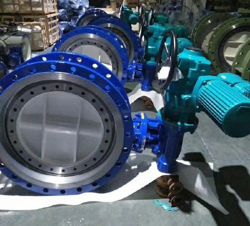 電動雙法蘭蝶閥