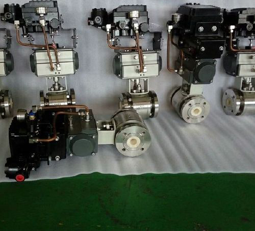 氣動型陶瓷調節（jiē）球閥