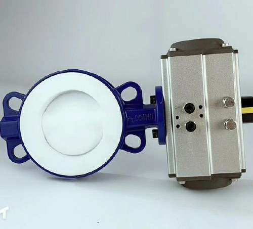 氣動襯塑蝶（dié）閥