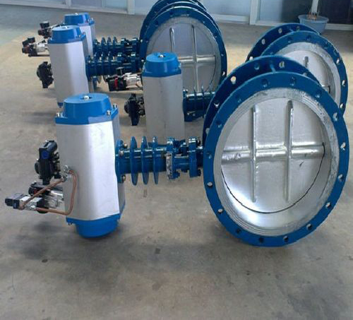 氣動高溫通風蝶閥