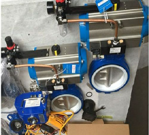 四（sì）氟氣動蝶閥