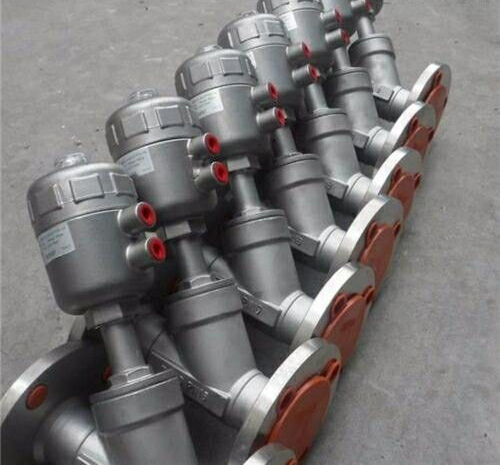 法蘭氣動角座閥 法蘭氣動角座閥