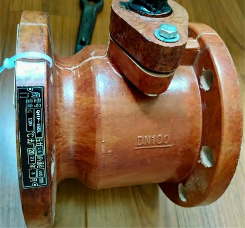 法蘭玻璃鋼（gāng）球閥