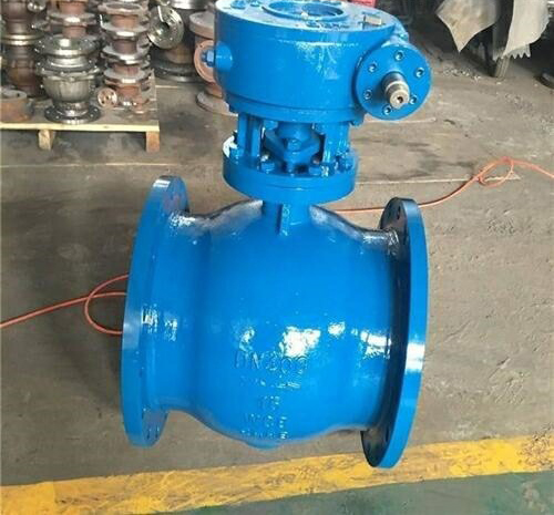 法蘭偏心半球閥