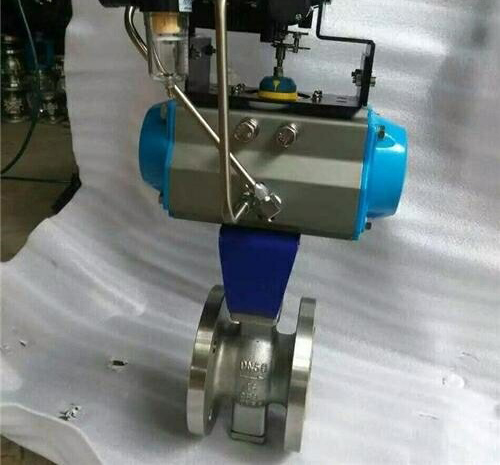 氣動V型夾套保溫(wēn)球閥 氣動V型夾套保溫球閥