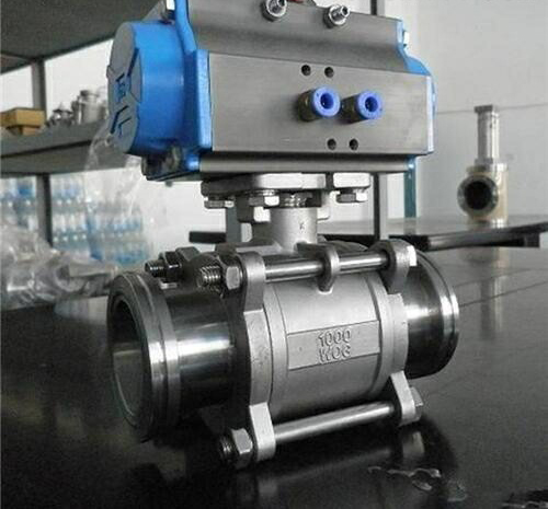 法蘭氣動真空球閥 法蘭氣動真(zhēn)空球閥