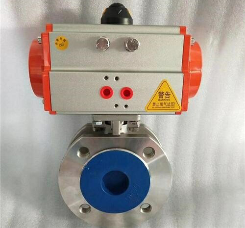 氣(qì)動對夾球閥 氣動對夾球閥