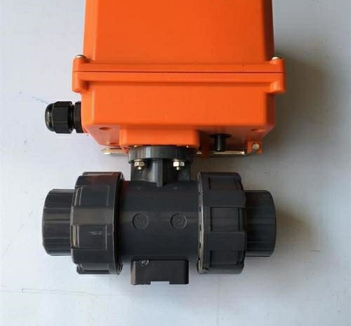 電（diàn）動（dòng）雙由令法蘭球閥