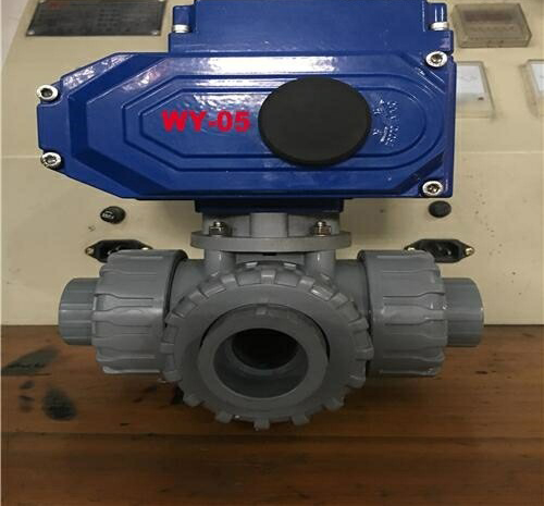 電動UPVC三通球閥