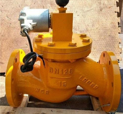 法蘭燃氣電磁閥