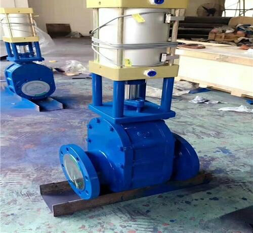 氣動陶瓷雙閘板（bǎn）閥