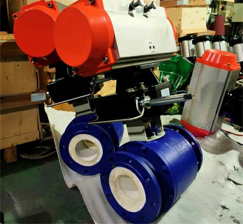 氣動陶瓷V型球閥