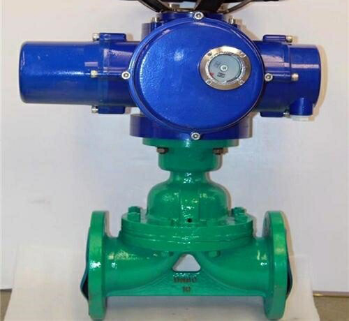 電動襯膠（jiāo）隔膜閥