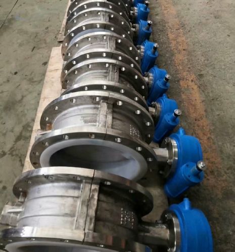 法蘭不鏽（xiù）鋼襯氟蝶（dié）閥_法蘭襯氟蝶閥