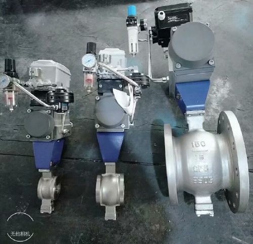 不鏽鋼氣動V型球閥 不鏽鋼氣動V型球閥
