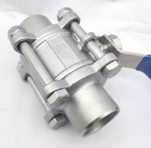 2205雙相鋼三片式對焊（hàn）球閥_2205對焊球閥