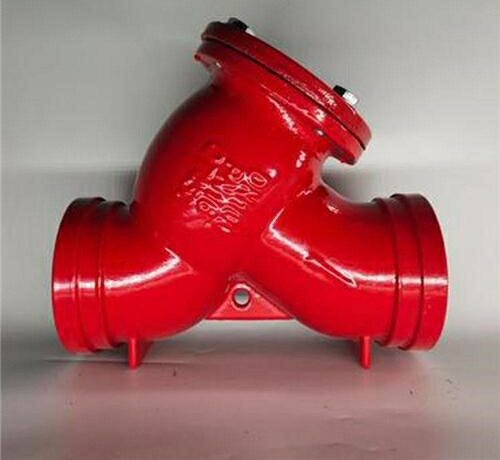 溝槽式卡箍Y型過濾器 溝槽(cáo)式卡箍Y型過濾器(qì)